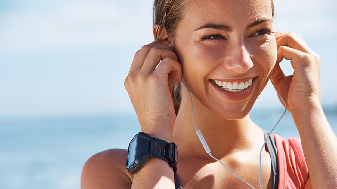 Dental fillings patient jogging